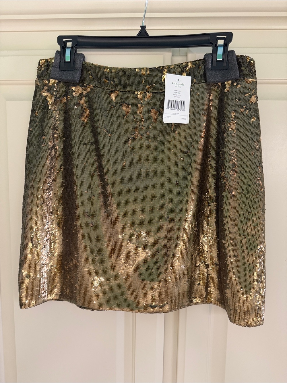 kate spade Gold Sequin Mini Skirt